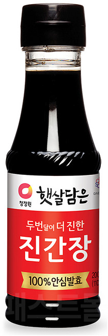 햇살담은 두번 달여 더 진한 진간장, 200ml, 1개