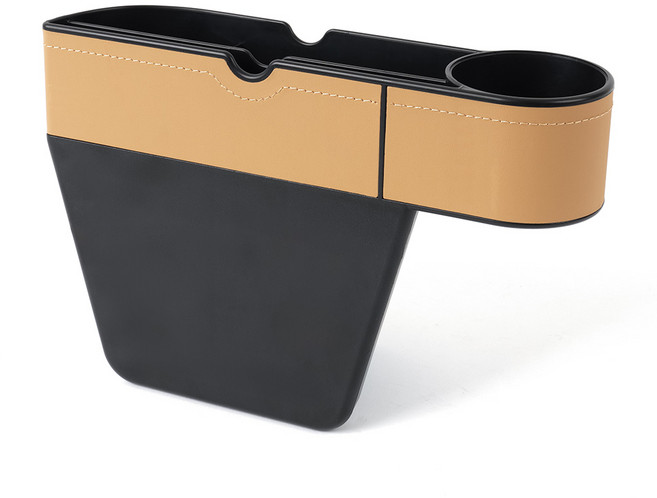 크레이지몬스터 담다 사이드포켓 틈새 수납함 운전석 조수석 정리함, 새들브라운(1P), 담다 사이드포켓 운전석, 1개