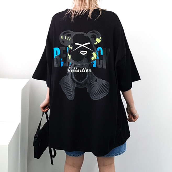 여성용 베어컬렉션 박스 반팔티셔츠