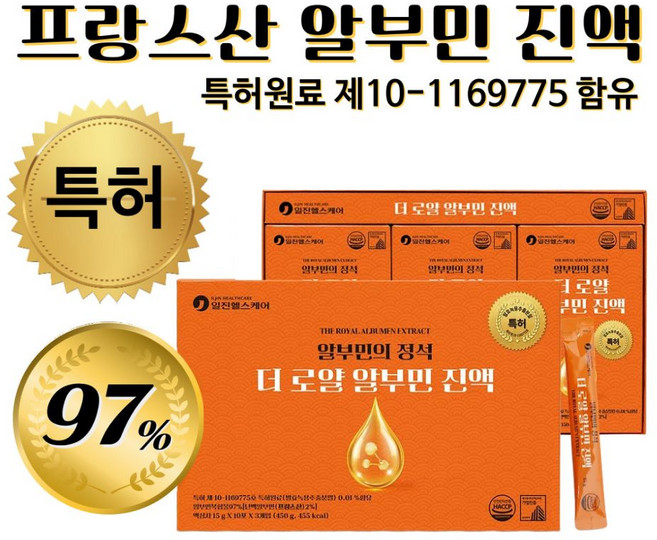 마시는 실크아미노산 알부민 진액 특허성분 고함량 프리미엄 아미노산 HACCP 난백 실크 단백질 활력증진 효도선물 30포, 30개, 15g