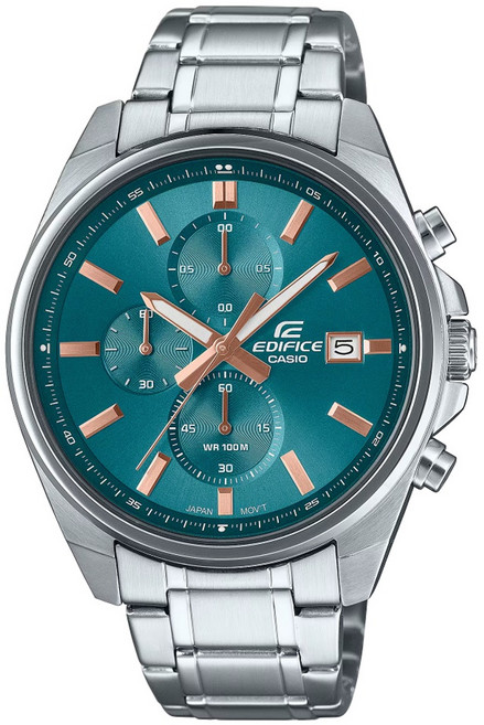CASIO 卡西歐(EFV-610DE-2A) EDIFICE 運動風格 實用 計時手錶 男錶