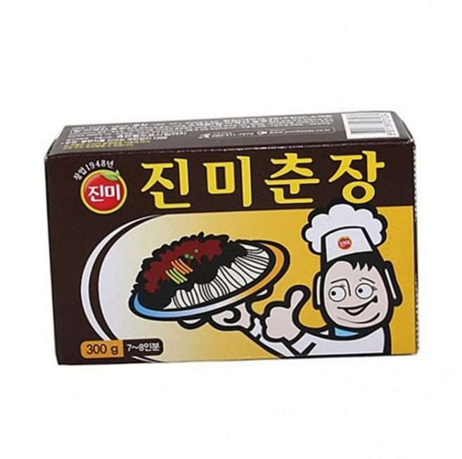 진미 춘장 300g 가정용 요리용 중국집 짜장 춘장 300g 자장 블랙빈 짜장면 만들기 베이스 재료 음식 소스