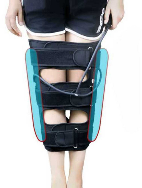 오다리교정기 오자 밴드 벨트 바른자세 휜다리 보정, 어린이용+실리콘교정깔창+다리교정요가코스