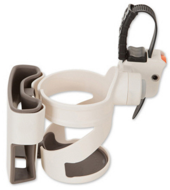 포브 다용도 유모차 컵홀더 핸드폰 공용, 아이보리, 1개