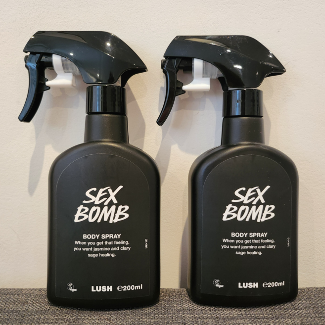 러쉬 보디 스프레이 섹스 밤 200ml 2개 세트 - (바디 스프레이) Lush Sex Bomb Body Spray