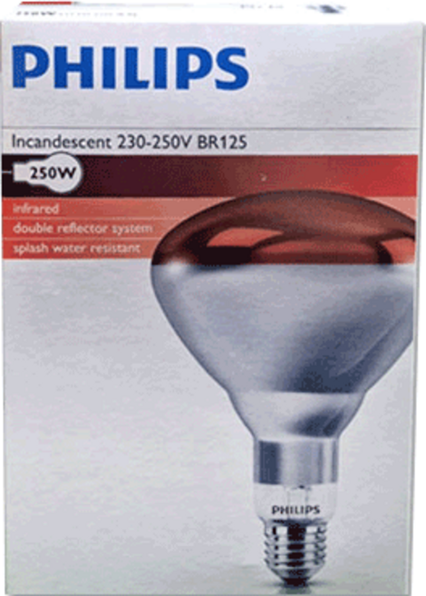 필립스 의료용 적외선 램프 전구 IR250W (BR125), BR125, 1개