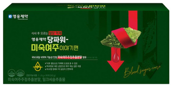 영웅제약 당파워 미숙여주 이야기(30포X3박스) 월분 혈당케어, 3박스, 30정