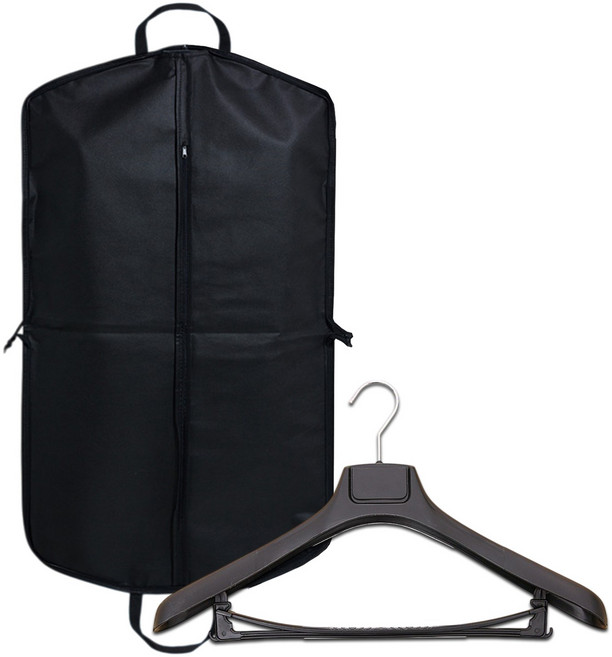 1인 정장보관세트 슈트케이스+광폭옷걸이 더스트백, 1세트, 1개입