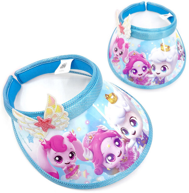 캐치티니핑 데이트 핀캡 햇빛가리개 챙모자 유아 아동 어린이썬캡 오로라핑 썬캡 모자 썬햇 물놀이모자 썬캡아동용