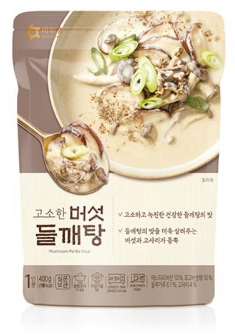 [아워홈]버섯 들깨탕 400g, 1개