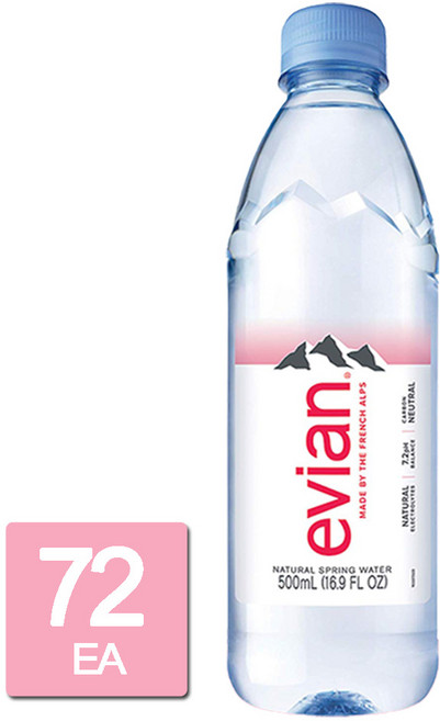 에비앙 미네랄워터, 500ml, 72개