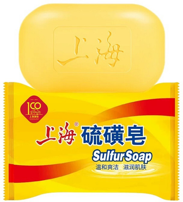 上海 硫磺皂, 80g, 1個