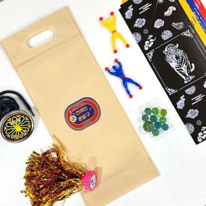 민속놀이세트 전통 게임 전통놀이 세트 딱지 제기 팽이 윳놀이 선샤인마켓, 1세트, 딱지 5종