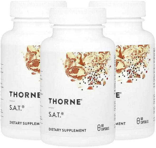 쏜리서치 SAT 고약사 실리마린 밀크씨슬 커큐민 파이토좀 Thorne 60캡슐 3병, 60 CAPSULES, 3개