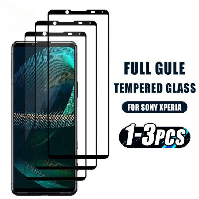 1-3Pcs 소니 Xperia 1 5 10 V 화면 보호기 II IV 유리에 전체 범위 필름 강화, 02 번들 20, 01 HD Tempered Glass, 11 Xperia 1 III