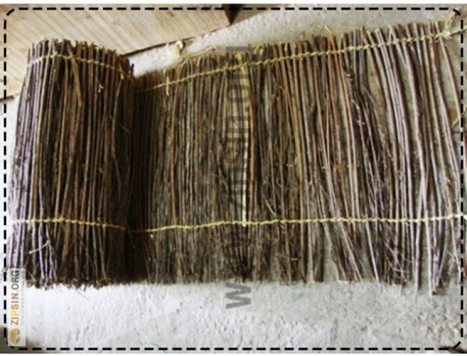 싸리 울타리 대 150cm 담장 파티션 인테리어 정원 담장 공예품 민속품