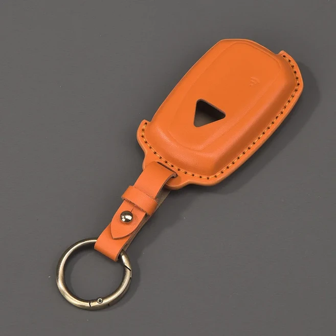 Triumph Speed XC 스크램블 1200 로켓 III 가죽 키 케이스 홀더 용 오토바이 커버, 03 Orange