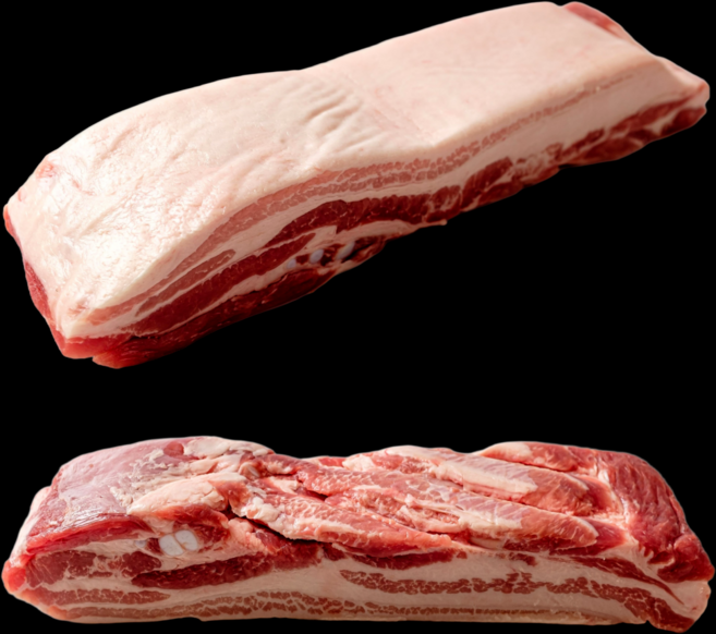 최고기나라 돼지고기 흑돼지 듀록 통 삼겹살 보쌈용 수육용 2kg, 1개