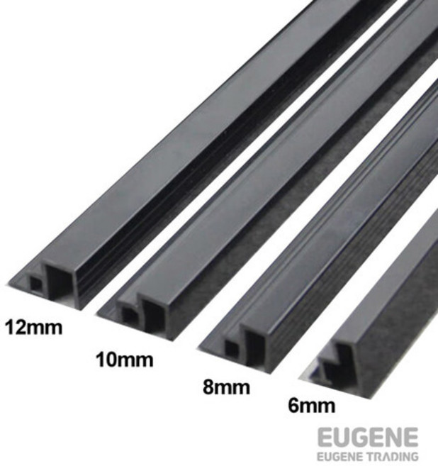 슬라이딩 뚜껑 거치대 15cm (6mm) (블랙), 1개