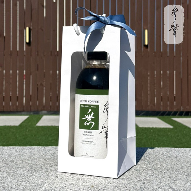 무화 더치커피 시그니처 블렌드 디카페인 1L 선물세트, 1개, 1개입