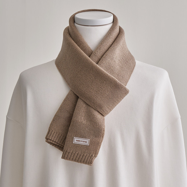 더베이직샵 남녀공용 부드러운 캐시라이크 울 베이직 목도리 11컬러