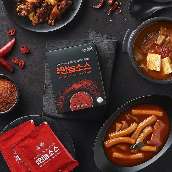 추억의국민학교떡볶이 만능소스, 1박스, 175g