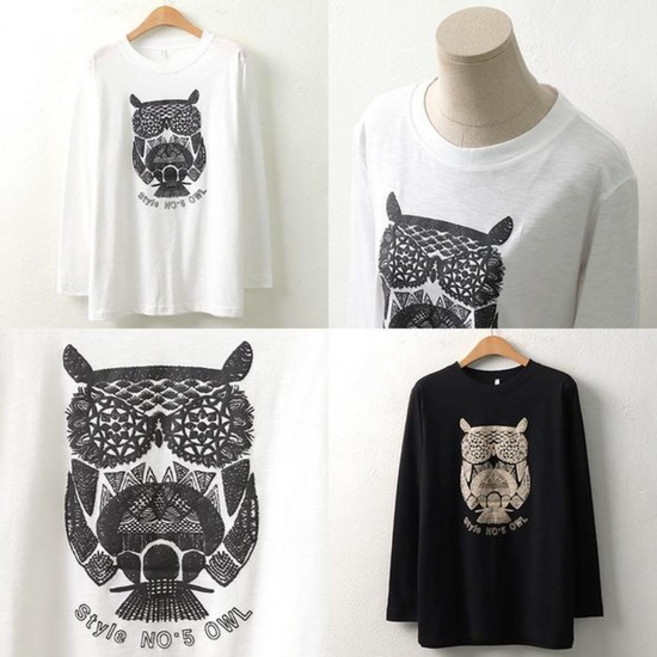 위쉬몰 MN 에스닉부엉이긴팔티(6842H401) 빅사이즈