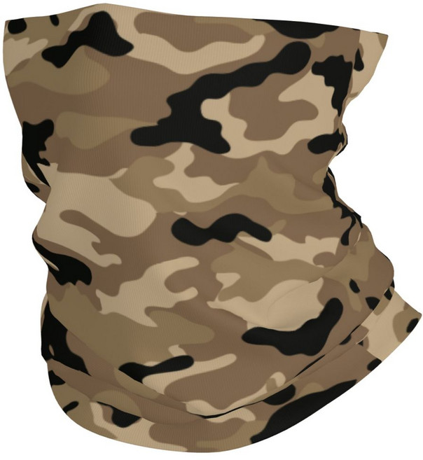 Flecktarn 카모 반다나 목 각반 남녀공용 방풍 얼굴 스카프 커버 우드랜드 위장 헤드웨어 튜브 바라클라바, 싱글 사이즈, 08 8, 1개