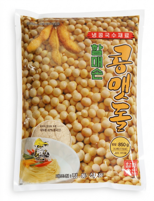 할매손 콩국수용 콩가루 콩맷돌 850g 3개