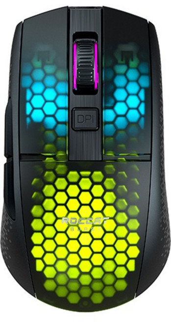 ROCCAT 유.무선 게이밍 광마우스 Burst Pro Air RGB 버스트 프로 에어 블랙/USB, 1개