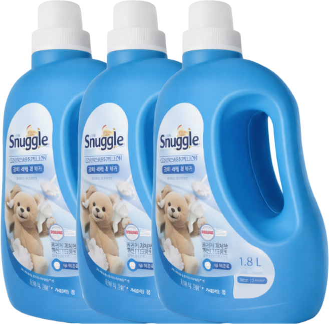 스너글 블루스파클 드라이시트, 1.8L, 3개