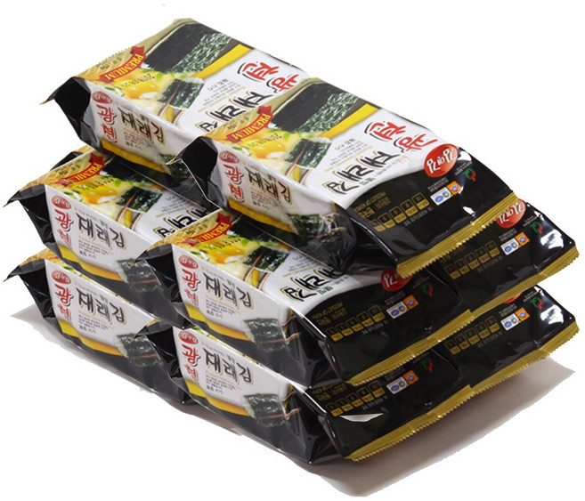 [가온애] 광천김 / 재래 도시락김, 4g(1개), 9개