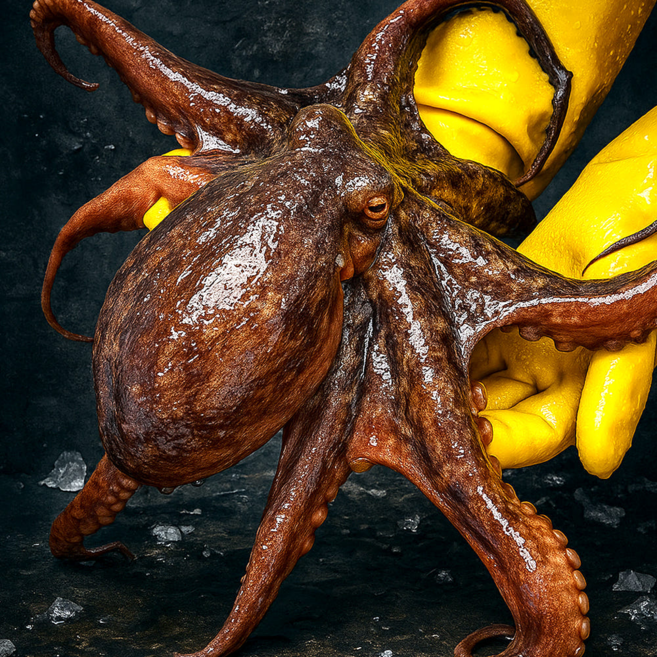 미자네농수산 국내산 당일조업 자연산 생물 돌문어, 1개, 2kg(1-6미내외)