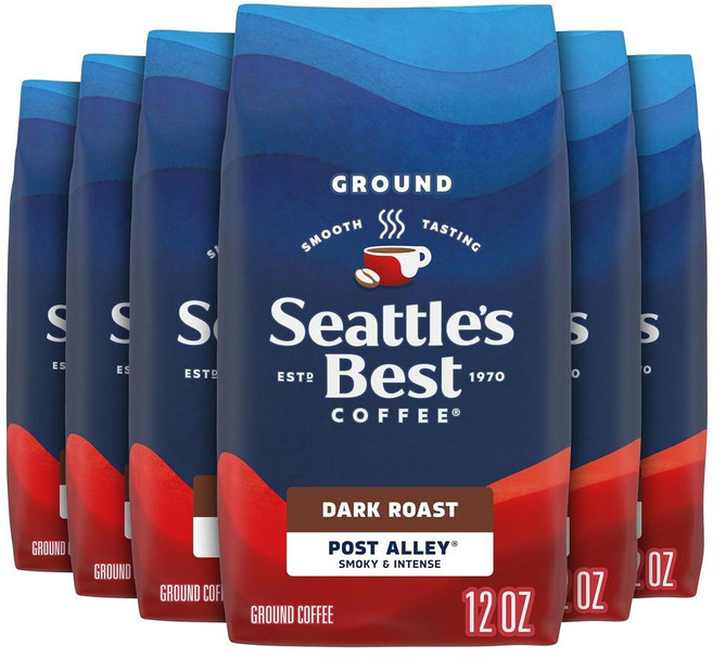 Seattle's Best 시애틀스 베스트 포스트 앨리 블렌드 다크 분쇄커피 340g