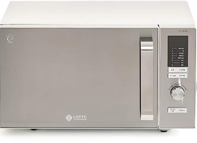 롯데알미늄 무회전 플랫형 전자레인지 다이얼식 23L, LE-1923FL