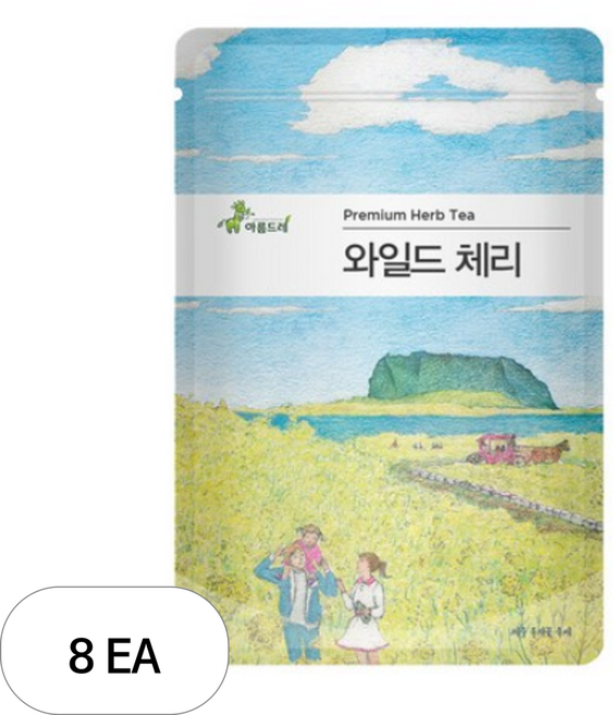 아름드레 삼각티백 와일드체리, 1.5g, 25개입, 8개