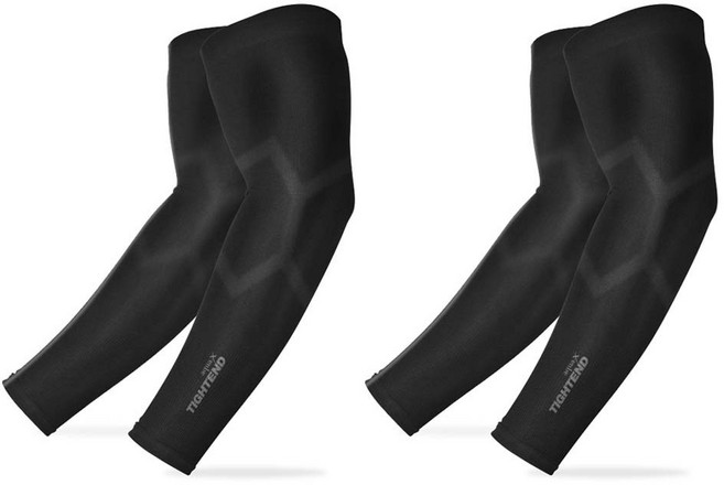 타이트엔드 XFIT 암스7 아쿠아 쿨토시 좌우 2세트, 블랙, 2개