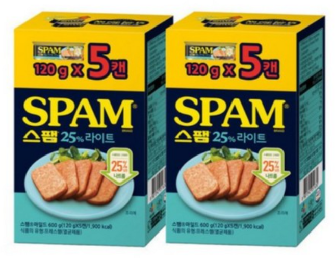 스팸 라이트 120g 10개