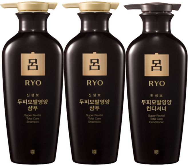 려 진생보 두피모발영양 중건성 3종 세트, 1세트