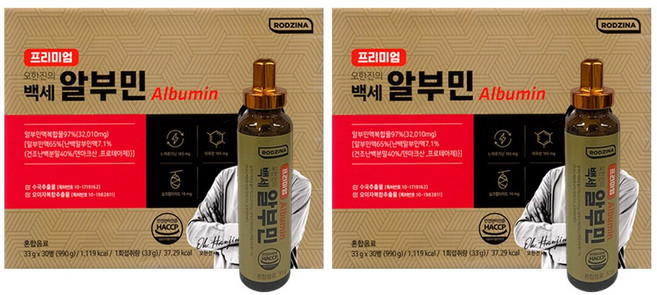 프리미엄 오한진의 백세알부민, 2개, 30회분