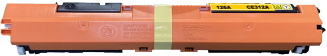 碳粉補給站【126A】適用於HP CP1022/CP1023/CP1025nw/CP1026nw彩色雷射印表機副廠碳粉匣CE310A CE313A, 黃, 1個