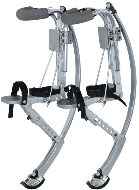 점핑 신발 바운스 스카이콩콩 슈즈 점프화 블랙 전신운동 20-40KG, A. 은, D. 어린이 30KG50KG