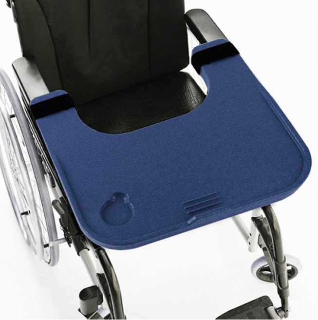 케어메이트 다용도 휠체어 경량 테이블 파랑, CM-504(파랑), 1개