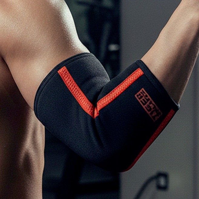 타이거밸런스 타이거밸런스 팔꿈치보호대 엘보 슬리브 엘보우 아대 밴드 팔 보호대, 블랙, 1세트