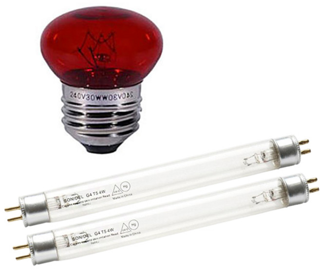 유팡 교체용 램프 전구 세트 / 4w 프 X 2개 + 유팡 호환 전구, 기타색, 1세트