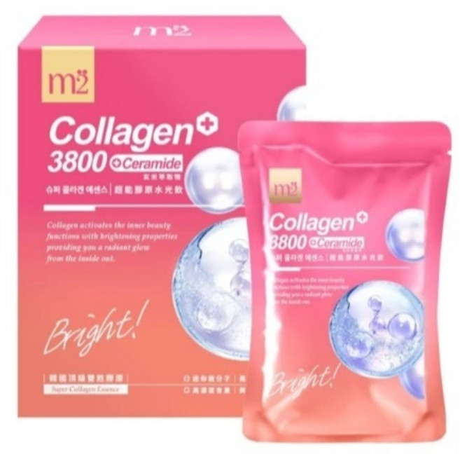 m2 美度 超能膠原水光飲(8入盒)小資屋, 1個, 8入/盒, 280ml