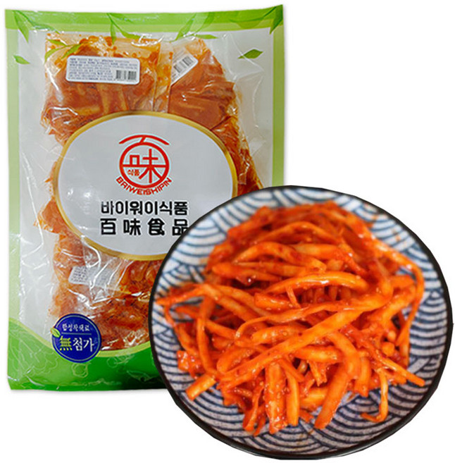 천천중국식품 추억의 맛 연변식 도라지, 1개, 400g