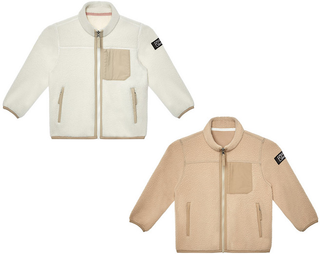 콜핑 키즈 여아동 겨울 컬러배색 등산 후리스 자켓 2164JK764G