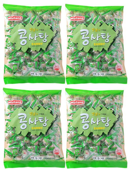[멜랜드] 콩사탕, 4개, 700g
