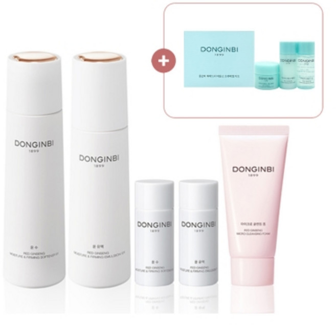 [정품] 동인비 윤2종 스킨로션세트 샘플증정. 정관장 홍삼화장품, 1세트